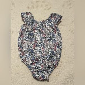 Baileys Blossom purple floral leotard